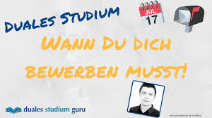 Was kostet ein duales studium, was ist mit bafög und bis wann musst du dich bewerben? Duales Studium Bewerbung Wann Ist Der Richtige Zeitpunkt Youtube
