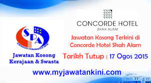 Kerja kosong shah alam, shah alam, malaysia. Jawatan Kosong Terkini Di Concorde Hotel Shah Alam 17 Ogos 2015 Appjawatan Malaysia