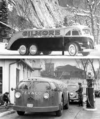 1935 Streamlined Tankers Gilmore And Texaco Doodlebug Antique Cars Old Gas Stations Texaco