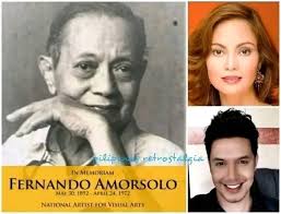 Paolo Allarey Mercado and Kahtryn Aguila who played San Lorenzo Ruiz and  his wife Gloria respectively in a play in 1987. Paolo is by the way the son  of author Monina Allarey-Mercado.