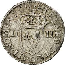 Coin Louis Xiii 1 4 Ecu A La Croix 1643 Saint Lo Ef 40 45 Gadoury 27 Munten