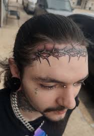 Scottish Girl Tattoo Forehead