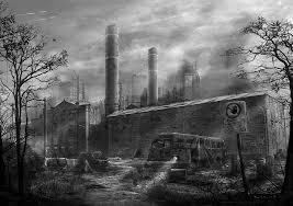 Abandoned Factory Concept Art Abandoned Factory Concept Art Art