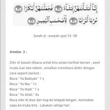 (kami ciptakan mereka) untuk golongan kanan Wajah Berseri Surah Al Waqiah Ayat 35 38