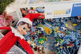 Maybe you would like to learn more about one of these? Elf On The Shelf Puts A Puzzle Together Craft Create Cook