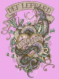 Love Bites Def Leppard Psychedelic Music Heavy Metal Music