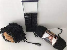 This Is How I Use Homespun Yarn By Lionbrandyarn Join Us In The Curly Hair Buns Course As We Learn To Create And Homespun Doll Crafts Curly Bun Hairstyles