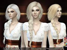 Stealthic Summer Haze Hairstyle By Stealthic Sims 4 Hairs Womens Hairstyles Sims Hair Sims