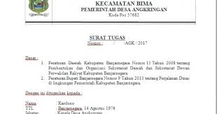 17 contoh surat tugas resmi terbaru dinas guru perorangan mandat. Contoh Surat Menyurat Pemerintahan Desa Contoh Surat