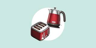 Both appliances feature a ridged texture design and polished accents. Best Kettle And Toasters Sets From 54 95