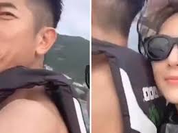 Aaron Kwok And His Wife Went Jet Skiing And He Really Put His Heart Into It 