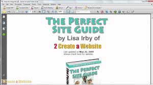 How To Create An Ebook Pdf With Adobe Ebook Pdf Ebook Weebly Design