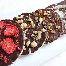 Chocolate Covered Rice Cakes With Toppings The Cookie Crumb Recipe Rice Cakes Chocolate Rice Cakes Sweet Snacks