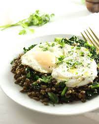 Kale Lentil Breakfast Bowl Recipe Lentil Breakfast Bowl Lentil Dinner Recipes Lentil Dishes
