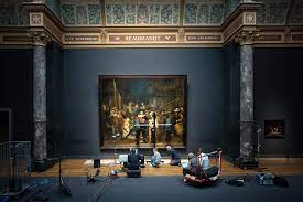 Explore tweets of de nachtwacht @denachtwacht on twitter. Rijksmuseum Restauriert Rembrandts Nachtwache Offentlich Persberichten Pers Rijksmuseum