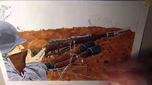 Speed Drawing - German Soldier - Touch Twin Marker - Youtube
