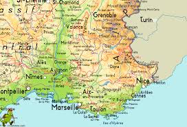 Traildino Luberon South Of France Map France Map Hiking Map