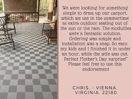 .interlocking tiles perforated pack whiteproduct description : Perforated Interlocking Patio Tiles Outdoor Made In Usa Modutile