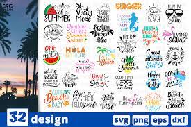 Download 32 Summer Quotes Svg Bundle Quotes Cricut Svg By Svgocean Thehungryjpeg Com