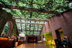 Hudson Hotel New York City Hudson Hotel Garden Canopy Lighting Outdoor Canopy Bed