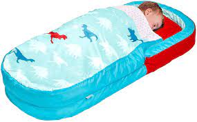 Living iq inflatable portable small travel size kids toddler sleeping blow up air bed mattress with electric pump and headboard, marvel avengers. Generic My First Readybed Dinosaurs 401mfb Amazon De Kuche Haushalt