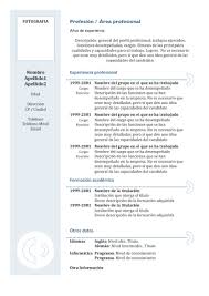 Plantillas De Cv Modelo 3 Tipos De Curriculum Vitae Ejemplos De Curriculum Vitae Tipos De Curriculum