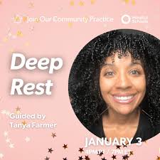 Friends! January 3, grab your blanket and get cozy with us! In this  community practice, we will set a positive intention and cultivate a  relaxed state of being. We will journey through
