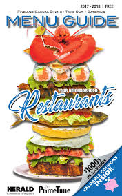 Named for samuel wood, a former resident, woodmere is usually considered among the five towns region of nassau county. Menu Guide 2017 East By Richner Communications Inc Issuu