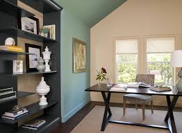 Interior Paint Ideas And Inspiration Benjamin Moore Blue Home Offices Home Office Colors Green Home Offices