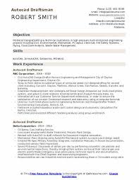 Autocad Draftsman Resume Samples Qwikresume