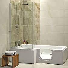 Ein erheblicher vorteil einer jeden badewanne ist natürlich der gesundheitliche faktor, der vor allem mit steigendem alter immer wichtiger wird. Senioren Badewanne Mit Tur Larna 170x85 Cm Komplett Mit Duschaufsatz Und Schurze Amazon De Baumarkt