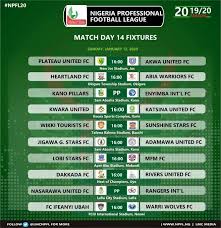 The following are the results of rescheduled 2018/2019 nigeria professional football league (npfl) fixtures, played on wednesday: Npfl Talk Zone Super Sunday Fixtures Dakkada Fc Facebook