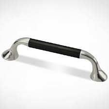 Black kitchen cabinets with silver handles for dressers. 96mm Modern Simple Fashion Furniture Handles Shiny Silver Kitchen Cabinet Drawer Handle Black Chrome Dresser Cupboard Door Pulls Buy At The Price Of 52 00 In Aliexpress Com Imall Com