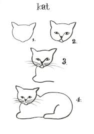 Pin Van K B Op Dieren Katten Tekening Katten Tekenen