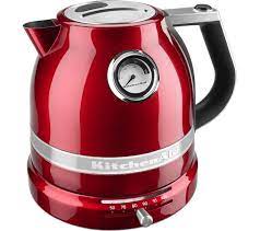 Kitchenaid's range of blenders, kettles, toasters, food processors and more will turn your kitchen bench into a talking point. Buy Kitchenaid Artisan 5kek1522bca Traditional Kettle Red Free Delivery Currys