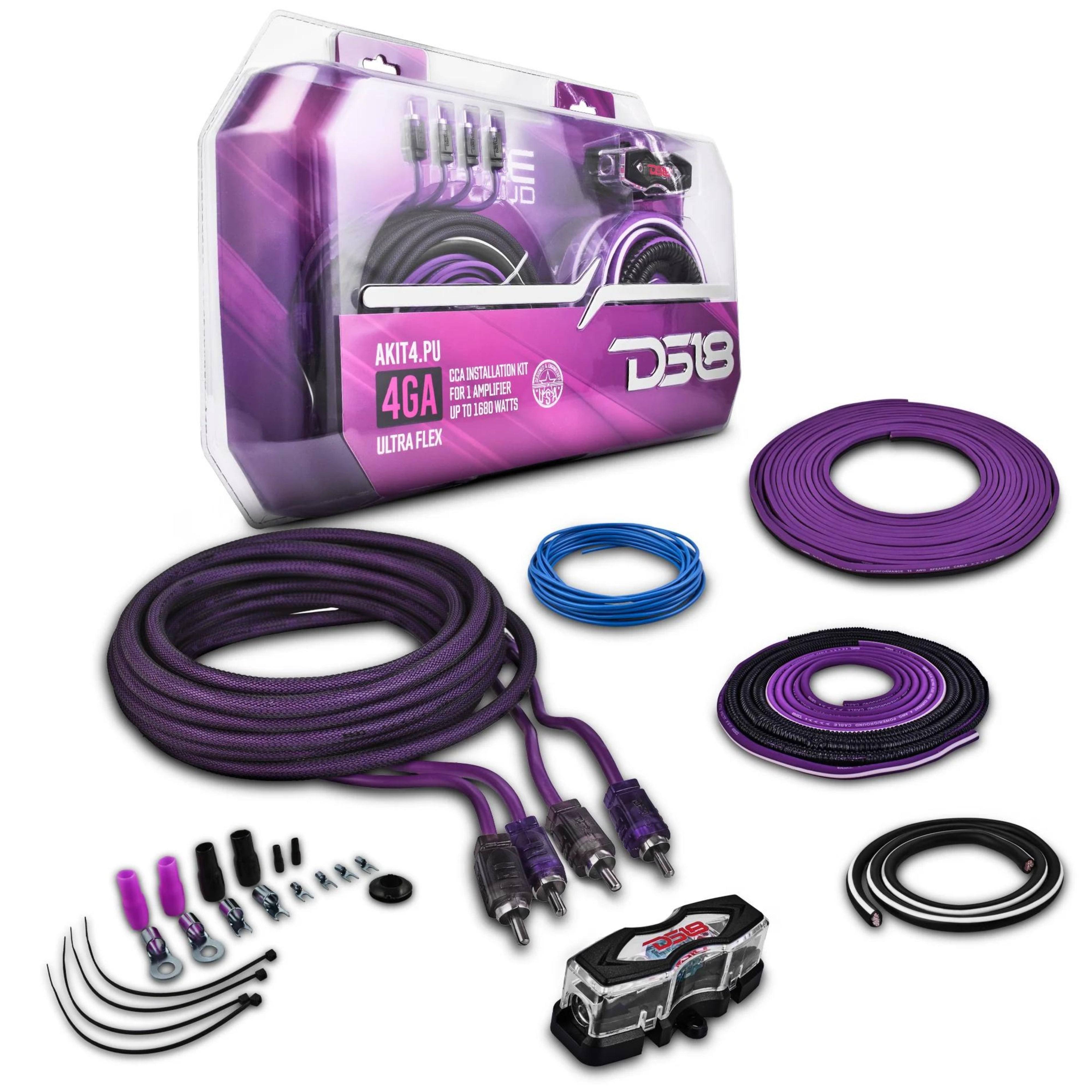 DS18 4-GA Amplifier Installation Kit