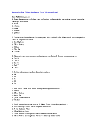 Microsoft excel vollversion sicher bestellen. Kumpulan Soal Pilhan Ganda Dan Essay Microsoft Excel