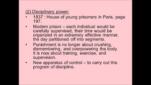 1 michel foucault, truth and power in power/knowledge: Foucault And Disciplinary Power Youtube