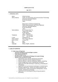 75,77,79, jalan pulai 7, taman pulai utama, johor bahru, malezya, 81300. Curriculum Vitae Mar 2011 1 Personal Data Name Safaai