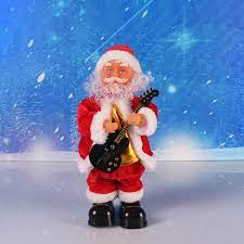 Christmas table decorations include musical clocks, gorgeous angels and adorable snowmen that can be placed all around the house. Buy Animated Musical Dancing Saxophone Santa Claus Christmas Dolls Figures Decor At Affordable Prices Free Shipping Real Reviews With Photos Joom
