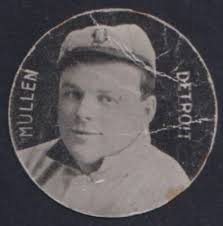 1909-11 E254 Colgan's Chip GEORGE MULLIN Detroit "Mullen" Vintage Baseball  Card