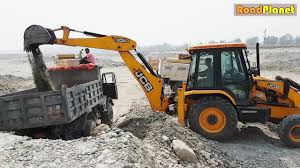 Lazy Driver In Jcb Dozer Jcb Dozer Loading Stone In Truck Jcb Video Youtube