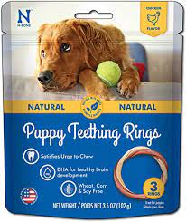 Formulated with dha and calcium to support your puppyæs unique nutritional needs, our delicious chicken flavored rings are pliable and wonæt damage immature teeth. Amazon Com N Bone 3 Rings Puppy Teething Ring Chicken Flavor Pet Supplies