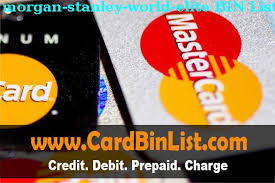 It has got a huge asset of around $550 million. Morgan Stanley World Elite Mastercard Bin List Lookup Morgan Stanley World Elite Mastercard Card Iin For Checking Payment Security