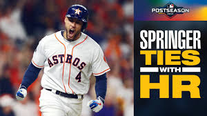 Jun 02, 2021 · 1 of 2. Astros George Springer Smashes Game Tying Home Run Vs Yankees In Alcs Game 2 Mlb Highlights Youtube