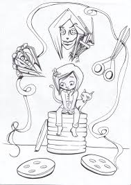 Coraline Coloring Pages Google Search Coloring Books Coloring Pages Coraline Drawing