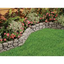 Dalen Products 6 In X 10 Ft Stonewall Border E4 10gy The Home Depot In 2020 Landscape Edging Front House Landscaping Stone Landscaping