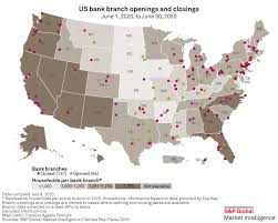 4th in ohio with 259 branches, 1st in missouri with 219 branches, 2nd in illinois with 193 branches and 1st in oregon with 179 branches. Us Banks Close 137 Branches Open 64 In June S P Global Market Intelligence