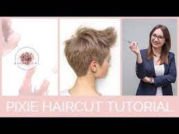 Ellen Degeneres Pixie Haircut Tutorial By Barber Girl Youtube Ellen Degeneres Haircut Pixie Haircut Best Fade Haircuts