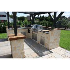 Selbstgebaute Aussenkuche Mit Beefeater Und Monolith Grill Selber Bauen Kuche Bauen Aussenkuche